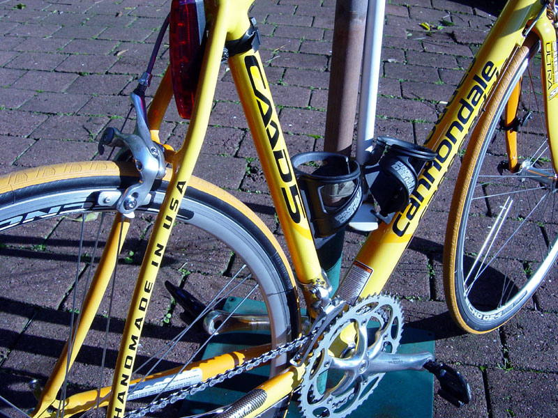 orange mountain bike parts